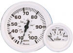 Faria 33104 Dress White 7000 RPM Tachometer